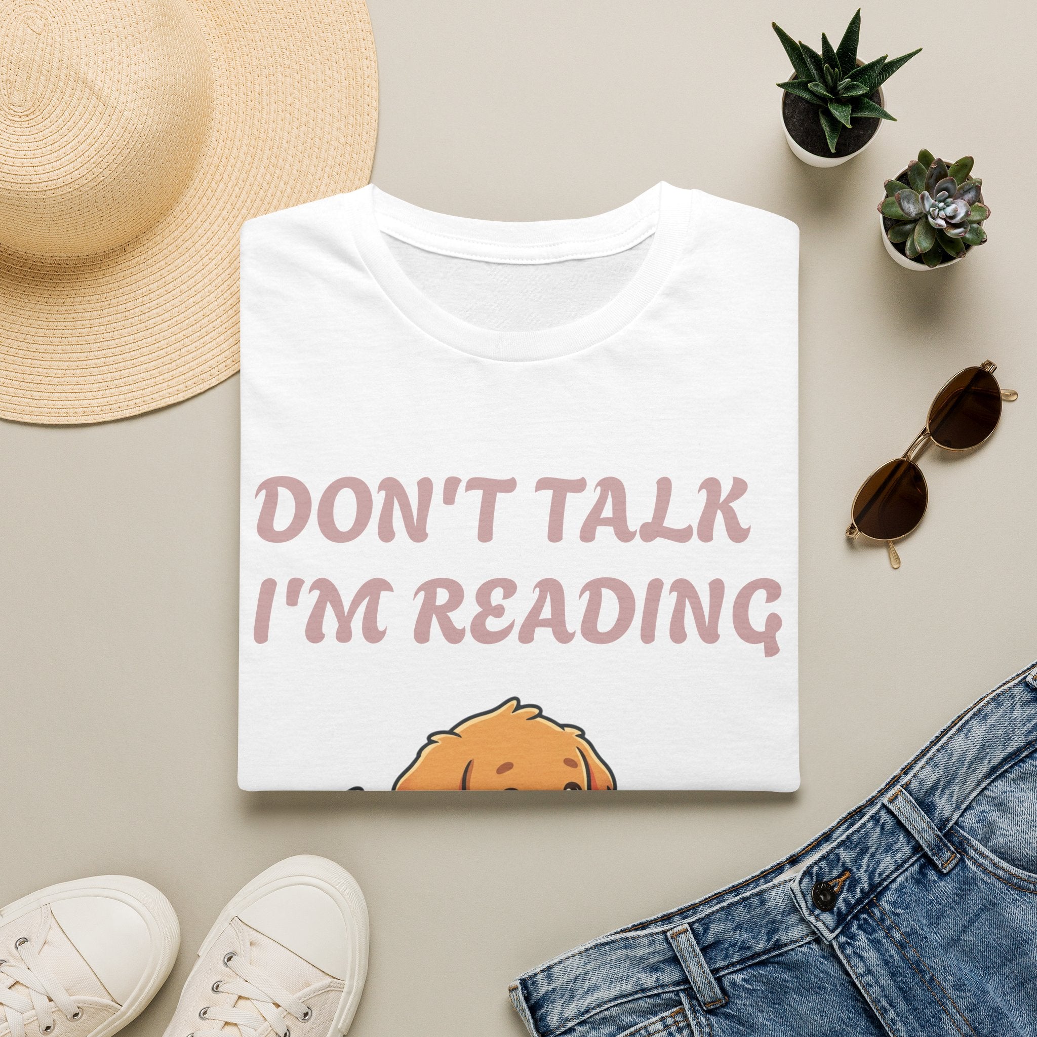 Don't Talk I'm Reading Graphic Tee