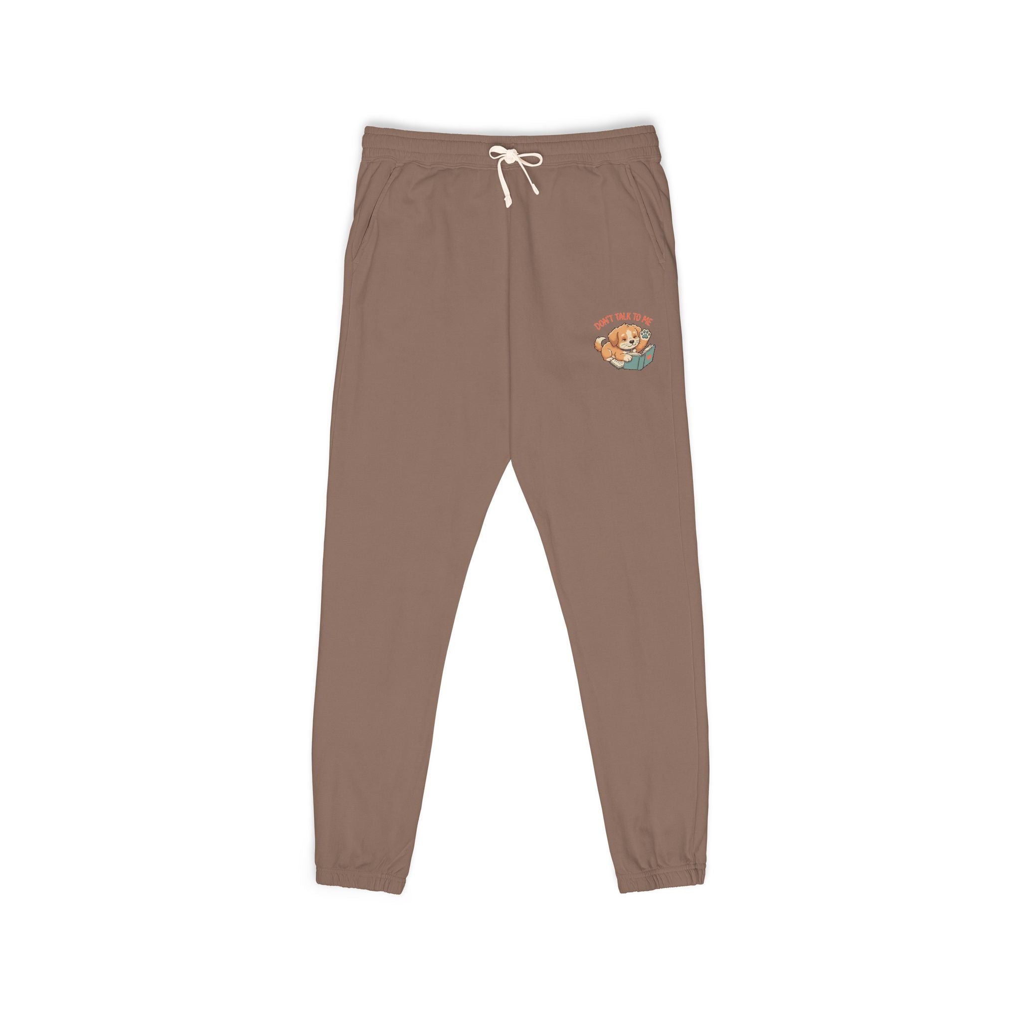 "Don't Talk To Me" Sweatpants — Cozy Garment-Dyed Joggers