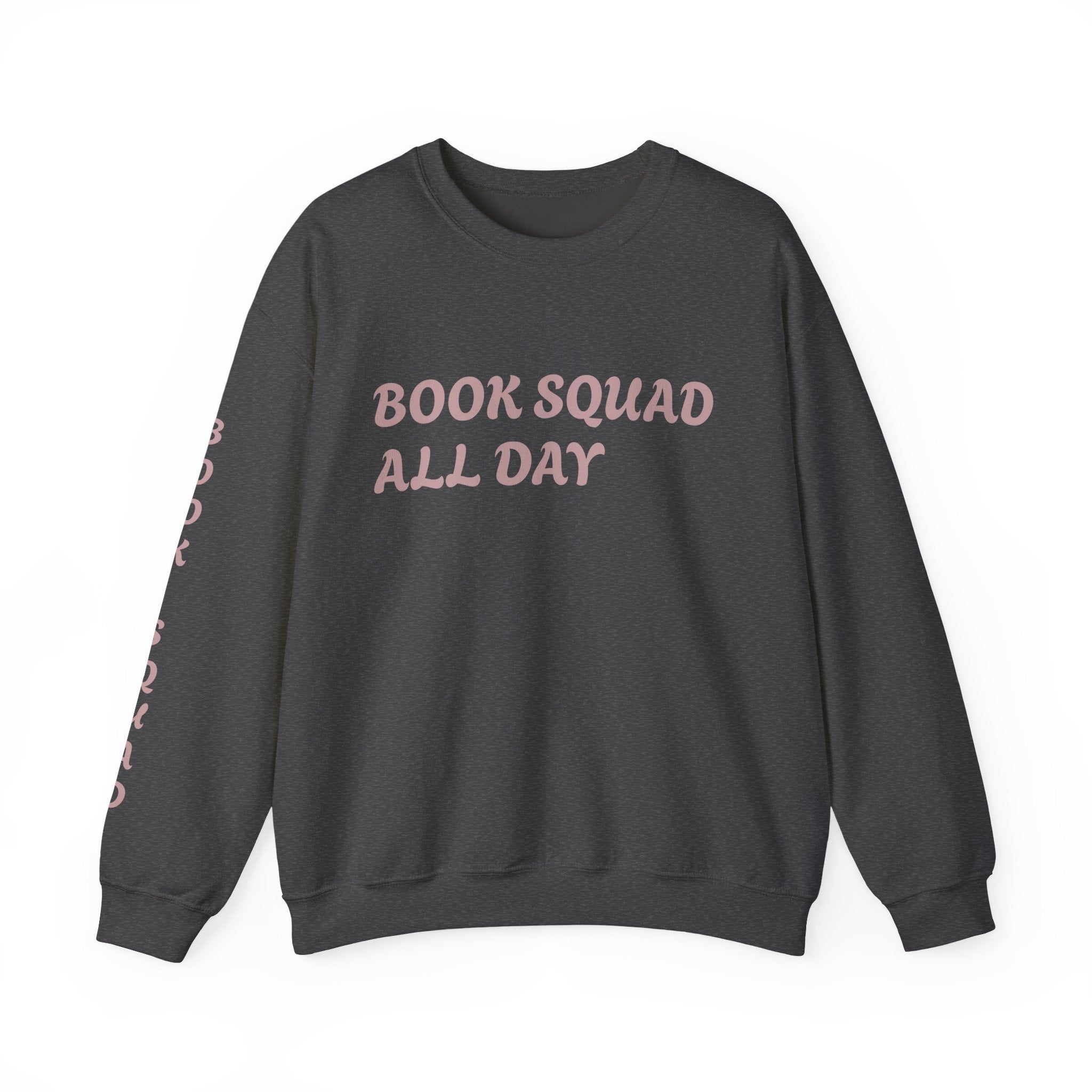 Book Squad cozy crewneck sweatshirt – OEKO-TEX certified 50/50 cotton-polyester