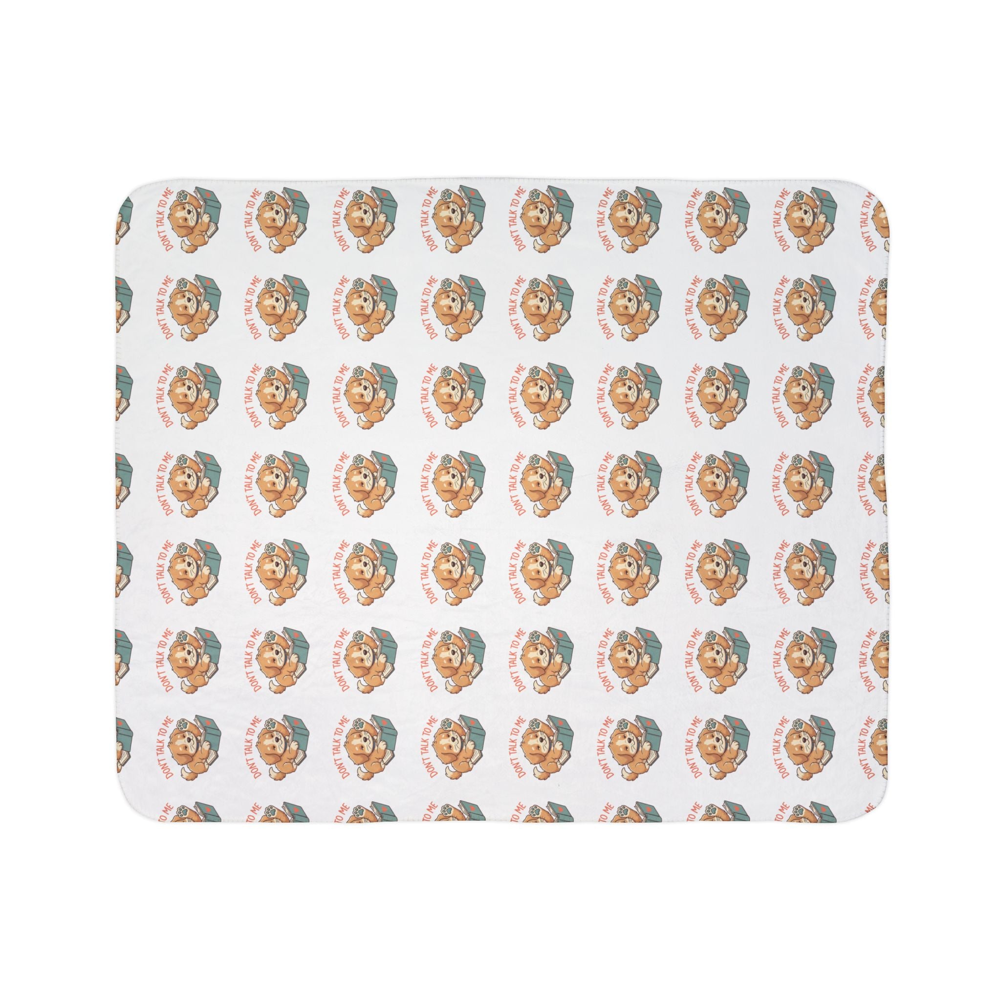 Cozy reader fleece throw blanket – 100% polyester soft pile, for book lovers