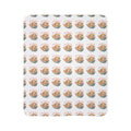 Cozy reader fleece throw blanket – 100% polyester soft pile, for book lovers