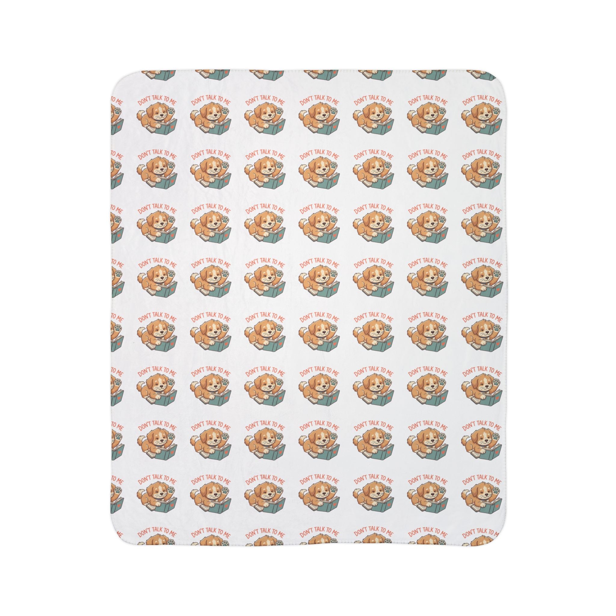 Cozy reader fleece throw blanket – 100% polyester soft pile, for book lovers